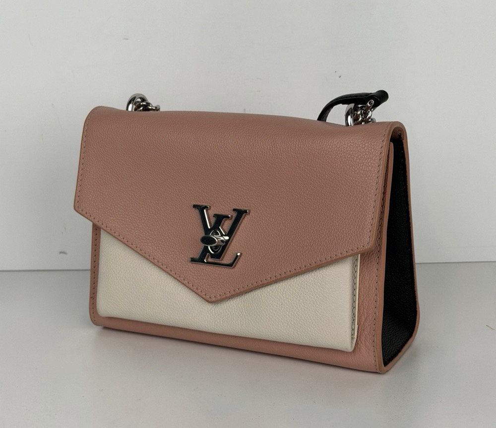 Louis Vuitton MyLockme BB Handbag Pink Cream Tricolour Soft Calfskin 2018 S17